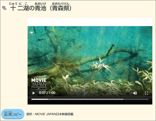 8月更新情報05_白神山地の青池